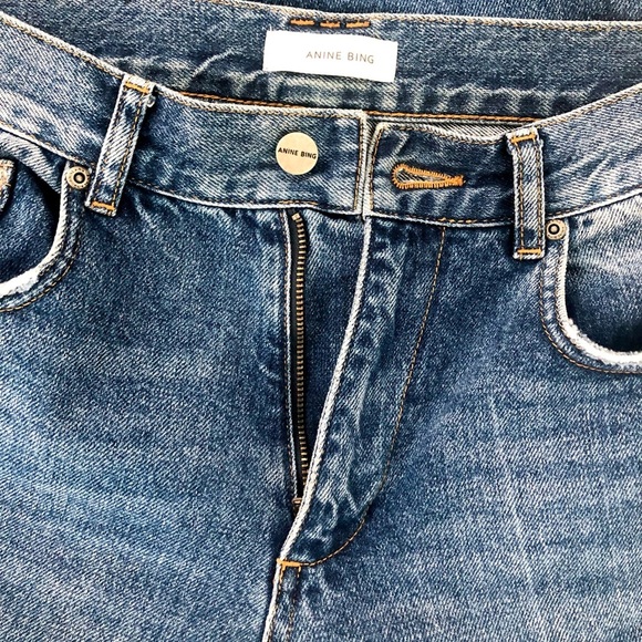 ANINE BING Medium Wash Straight Jeans - Picture 8 of 15